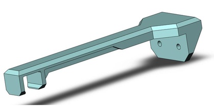 ocie's lightbar bracket prusa mk2 & mk3 ocie ward download free stl model printablescom 3d models printers - upgrades light led 3d print model - Mito3D