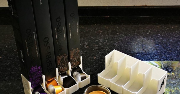 nespresso dispenser luis download free stl model printablescom 3d models household kitchen 3d print model - Mito3D