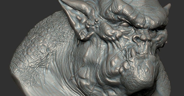 orc buste kallabownz Télécharger libre stl modèle imprimablescom 3d modèles art conception sculptures 3d print model - Mito3D