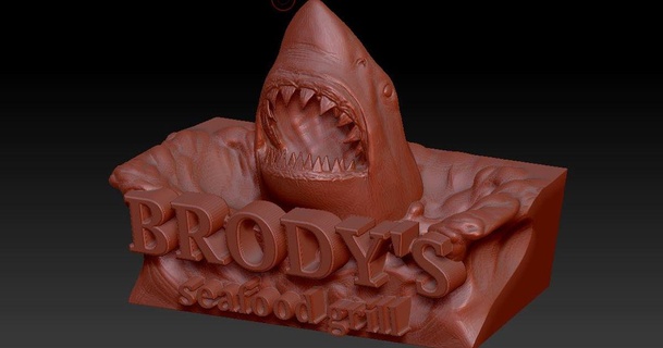 Brodys Meeresfrüchte Peter download frei stl Modell Printablescom 3d Modelle Kunst Design Skulpturen 3d print model - Mito3D