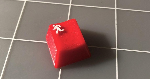 escape keycap cherry mx type switches tj download free stl model printablescom 3d models gadgets computers cherrymx exit keyboard mechanicalkeyboard 3d print model - Mito3D