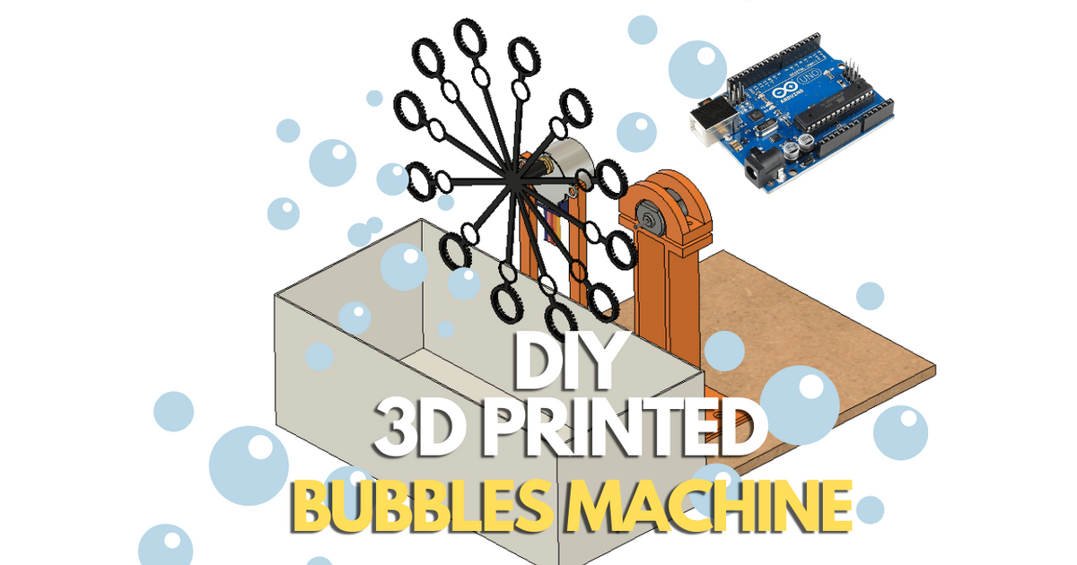 burbujas máquina arduino revisado carlos 3d impresión descargar gratis stl modelo imprimiblescom modelos juguetes juegos aire libre burbuja 3D print model - Mito3D