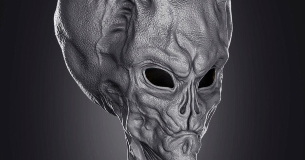 extraterrestre busto henrique nacimiento descargar gratis stl modelo imprimiblescom 3d modelos Arte diseño esculturas 3d print model - Mito3D