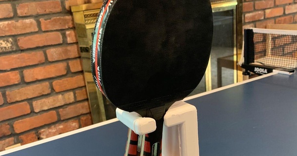 table tennis pagayer Balle titulaire soutien Samyl Télécharger libre stl modèle imprimablescom 3d modèles jouets Jeux amusement Jeu intérieur organisateur 3d print model - Mito3D