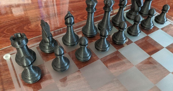 échecs ensemble Jacob Télécharger libre stl modèle imprimablescom 3d modèles jouets Jeux planche fou d'echec pièces 39 échiquier roi d'échecs 3d print model - Mito3D