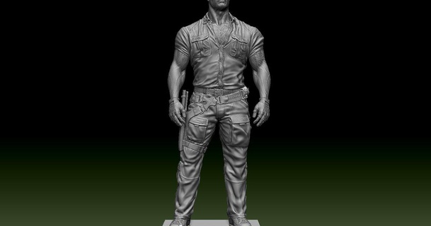 dr yanan cesur taş Dwayne Johnson js studio indir Bedava stl model printablescom 3d modeller Sanat tasarım heykeller Jumanji Kaya heykel 3d print model - Mito3D