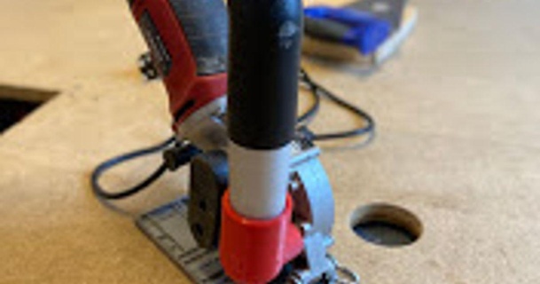 einhell hand circular hoover adapter blaues0cke download free stl model printablescom 3d models hobby & makers tools 3d print model - Mito3D