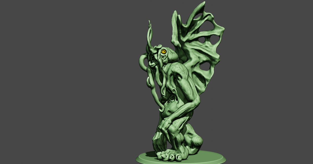 cthulhu cometa descargar gratis stl modelo imprimiblescom 3d modelos Arte diseño esculturas 3dsculpture arkham horror concurso eldritchhorror 3D print model - Mito3D