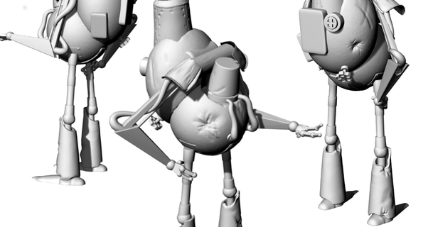 roy robot ji11x38 download free stl model printablescom 3d models toys & games action figures statues 3d print model - Mito3D