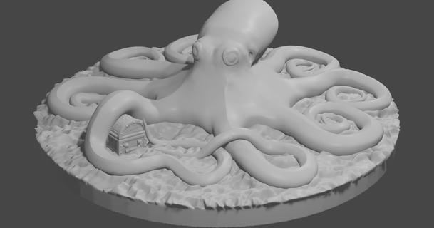 octopus base marklinmax download free stl model printablescom 3d models art & design sculptures 3d print model - Mito3D