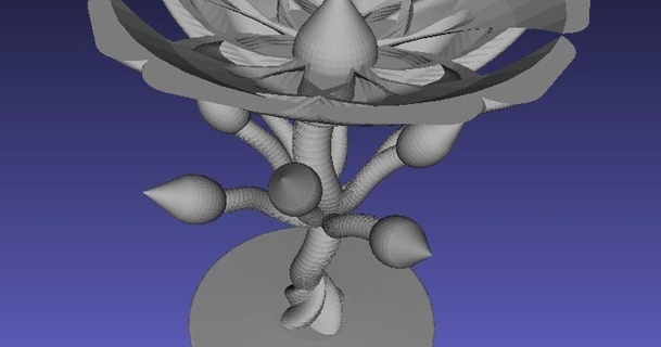 flower stefan download free stl model printablescom 3d models art & design designs openscad 3d print model - Mito3D