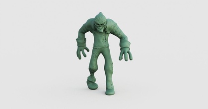 zombi pirata wekster descargar gratis stl modelo imprimiblescom 3d modelos juguetes juegos acción cifras estatuas 3d print model - Mito3D