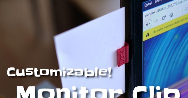 tenere controllo clip makkuro Scarica gratuito stl modello printablescom 3d Modelli domestico ufficio regolabile configurabile personalizzabile personalizzato 3d print model - Mito3D
