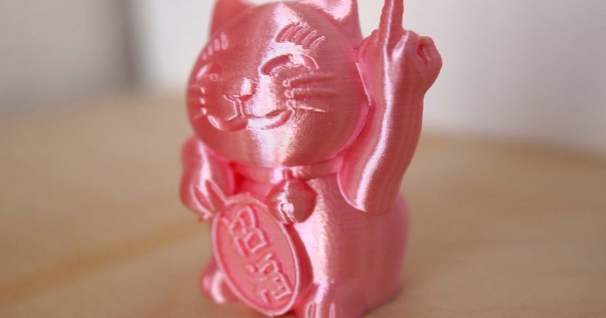 naka yubi neko grosero gato makkuro descargar gratis stl modelo imprimiblescom 3d modelos Arte diseño esculturas gnomo inmaduro suerte 3D print model - Mito3D