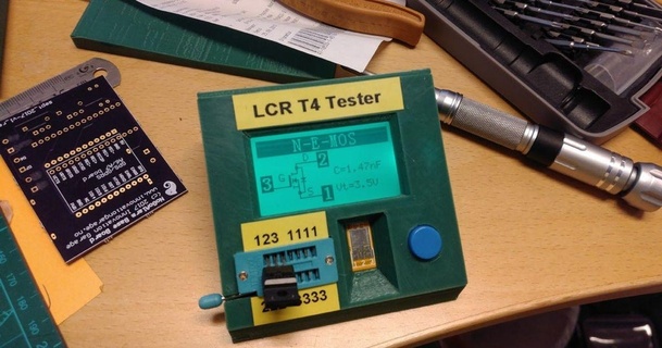 lcr-t4 esr meter case re-redesigned eried download free stl model printablescom 3d models hobby & makers electronics lcr lcrt4 lcrtester tester 3d print model - Mito3D