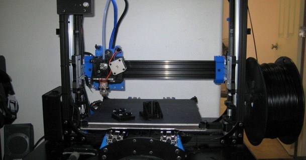 Openbuilds slot Achse lulzbot taz 4 5 Drucker durchbohrt download frei stl Modell Printablescom 3d Modelle Upgrades Lager verpackt baut 3d print model - Mito3D