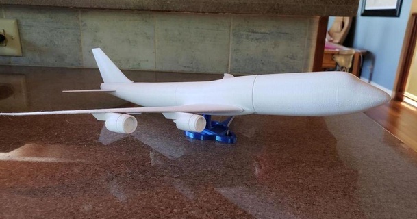 boeing 747-8i borgen models download free stl model printablescom 3d toys & games vehicles 7478 scalemodel 3d print model - Mito3D
