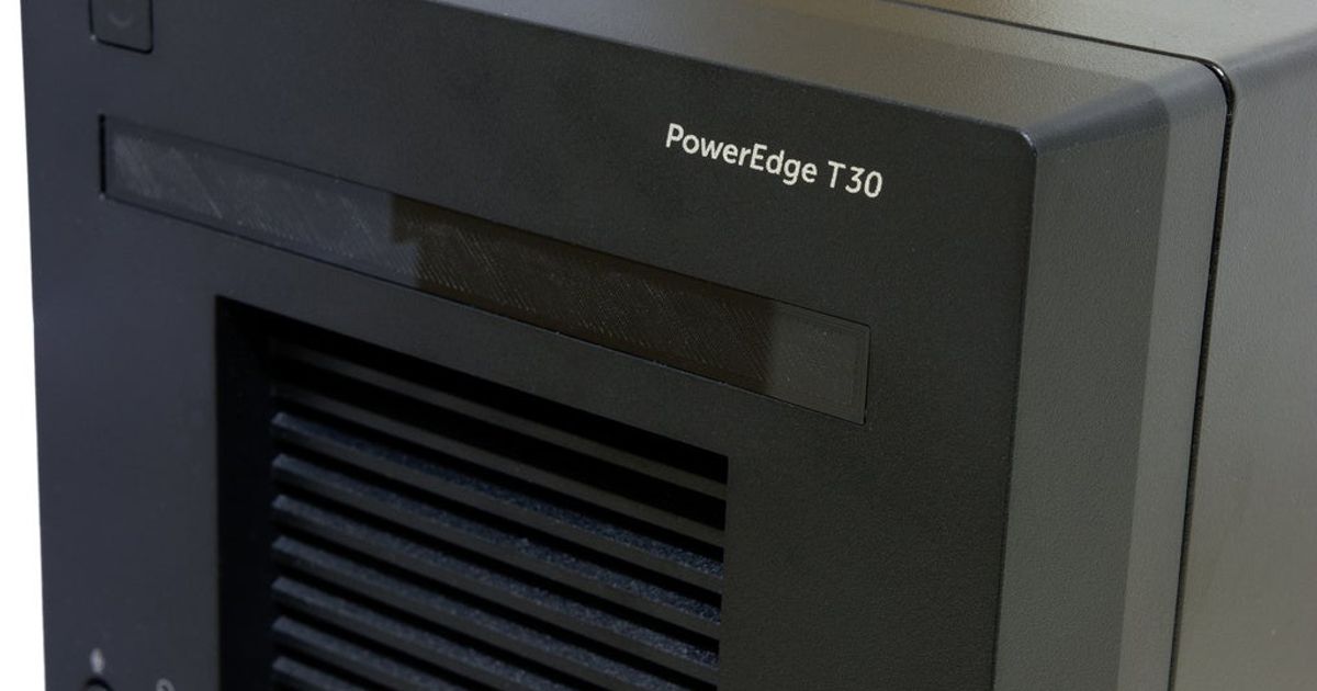 dell Poweredge t30 optisch Fahrt Füllstoff Kopieren download frei stl Modell Printablescom 3d Modelle Gadgets Computers Startseite Mantel Loch 3D print model - Mito3D