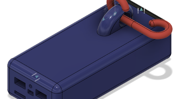 Taşınabilir şarj aleti durum kılıf kanca kriko don indir Bedava stl model printablescom 3d modeller gadget'lar taşınabilir cihazlar sırt çantası mobil güç bankası 3d print model - Mito3D