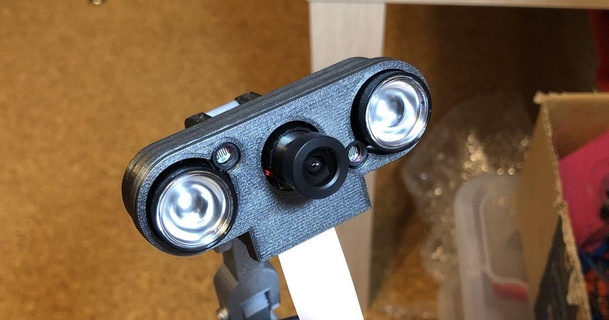 framboise pi ir vision nocturne caméra Makerhawk mb173 Télécharger libre stl modèle imprimablescom 3d modèles imprimantes accessoires poulpes octoprint tarte framboises 3d print model - Mito3D
