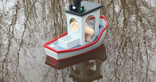 rc Benchy Schlag download frei stl Modell Printablescom 3d Modelle Hobby Macher Robotik Boot rcbenchy Rcboat 3d print model - Mito3D