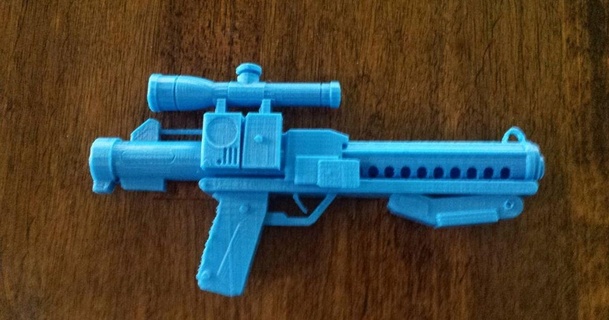 f 11d blaster rifle jayden17 baixar livre stl modelo printablescom 3d modelos brinquedos jogos açao figuras estátuas escuro f11d arma fogo suporte 3d print model - Mito3D