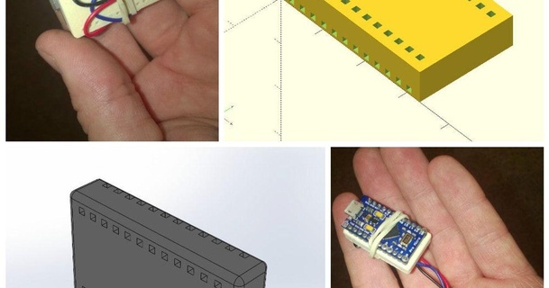 custumizable solderless wire termination pin headers cimoalpacino download free stl model printablescom 3d models hobby & makers electronics arduino customizer holder 3d print model - Mito3D