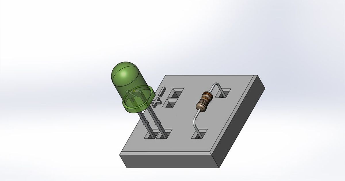 drucken pcb Beweis Konzept Zymoalpacino download frei stl Modell Printablescom 3d Modelle Hobby Macher Elektronik Schaltkreis Leiterplatte Komponente DIY 3D print model - Mito3D