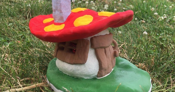 mushroom house asllexicon download free stl model printablescom 3d models toys & games outdoor 3d print model - Mito3D