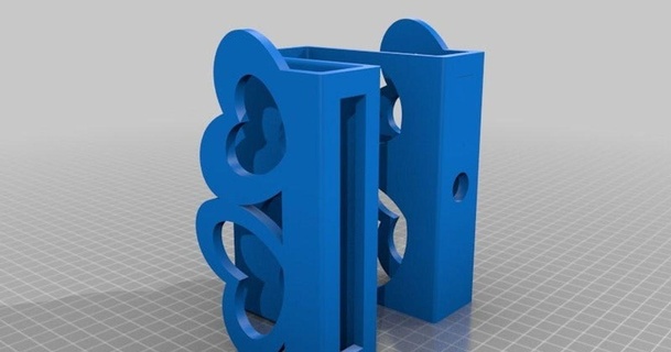 doble esponja soporte impresor descargar gratis stl modelo imprimiblescom 3d modelos casa cocina 3d print model - Mito3D