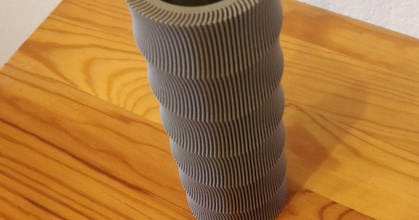 Vase fleur vase fluki Télécharger libre stl modèle imprimablescom 3d modèles art conception sculptures 3d print model - Mito3D