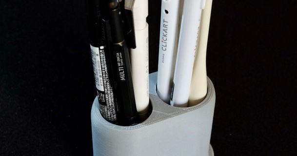penna In piedi hirotoshi dietro Scarica gratuito stl modello printablescom 3d Modelli domestico ufficio 3d print model - Mito3D