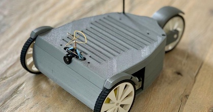 rc fpv trike arrière pilotage roue Markus Télécharger libre stl modèle imprimablescom 3d modèles loisir fabricants robotique arduino voiture contrôle éloigné 3d print model - Mito3D