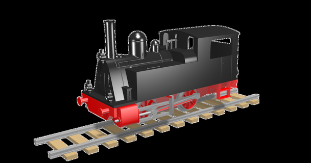 cuco locomotiva Hellmur baixar livre stl modelo printablescom 3d modelos brinquedos jogos veículos ibertren trem 3d print model - Mito3D