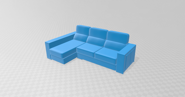 sofá chaise longue Hellmur baixar livre stl modelo printablescom 3d modelos casa vivo mobília 3d print model - Mito3D