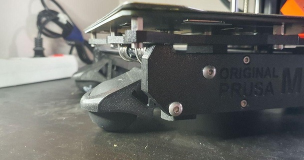 prusa mini squashball piedi profilo rumore riduzione vettore Scarica gratuito stl modello printablescom 3d Modelli stampanti aggiornamenti anti palla piede gamba 3d print model - Mito3D