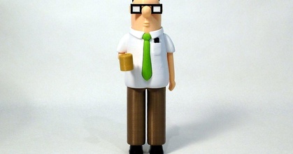 criajo reddadsteve descargar gratis stl modelo imprimiblescom 3d modelos juguetes juegos acción cifras estatuas dibujos animados historietas Dilbert 3d print model - Mito3D