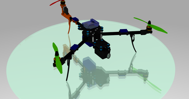 tricóptero eje descargar gratis stl modelo imprimiblescom 3d modelos pasatiempo hacedores rc robótica ardupilot freecad multicóptero 3d print model - Mito3D
