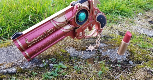 bayonetta scarborough fair oddworks download free stl model printablescom 3d models costumes & accessories cosplay general game magic pistol 3d print model - Mito3D