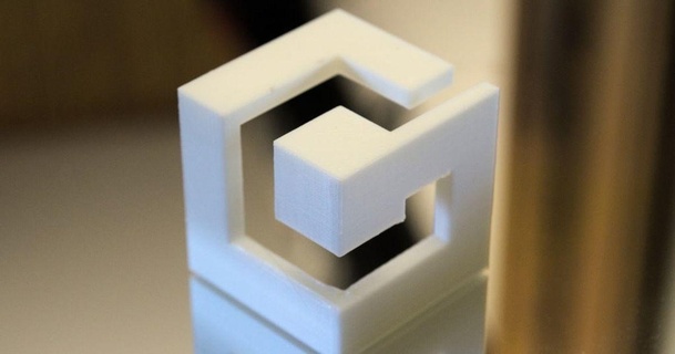 Nintendo Game Cube logotipo 3d senhor lazer baixar livre stl modelo printablescom modelos arte Projeto esculturas 3dlogo 3d print model - Mito3D