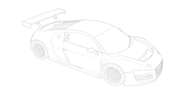 Audi r8 lms 1 50 Maciej indir Bedava stl model printablescom 3d modeller oyuncaklar oyunlar Araçlar araba yarış Spor Dalları 3d print model - Mito3D