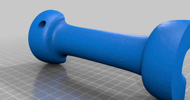 resistance tube theraband dumbbell thechef613 download free stl model printablescom 3d models sports & outdoor indoor excercise 3d print model - Mito3D