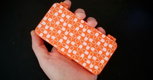 compatto settimanalmente pillola scatola julia eberto Scarica gratuito stl modello printablescom 3d Modelli passatempo creatori organizzatori medicinale dei medicinali portapillole 3d print model - Mito3D