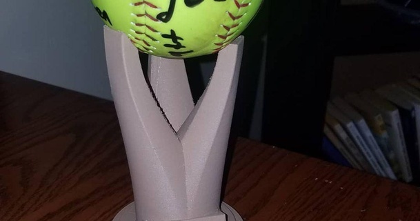 suave pelota trofeo joni Excelente descargar gratis stl modelo imprimiblescom 3d modelos Arte diseño esculturas béisbol murciélago sofbol bate softbol 3d print model - Mito3D