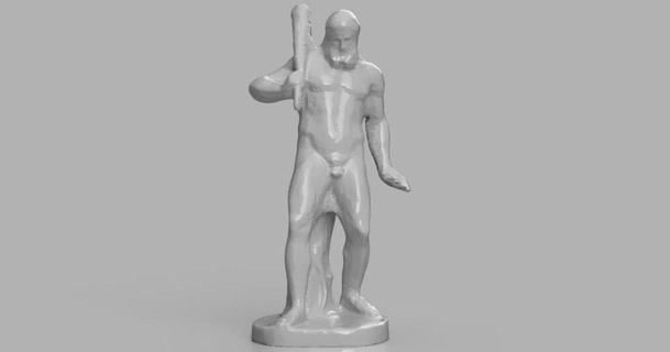 herakles 2nd century - north carolina museum art raleigh nc andrew sink download free stl model printablescom 3d models & design sculptures 3d print model - Mito3D