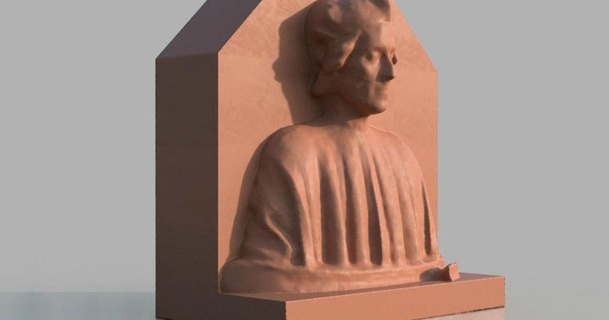 Vesika büst adam 16th yüzyıl zil sesi müze sarasota fl Andrew lavabo indir Bedava stl model printablescom 3d modeller Sanat tasarım heykeller fotogrametri taramak heykel 3d print model - Mito3D