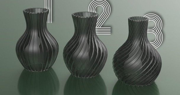 vase collection 2 the3designer download free stl model printablescom 3d models household decor 3d print model - Mito3D