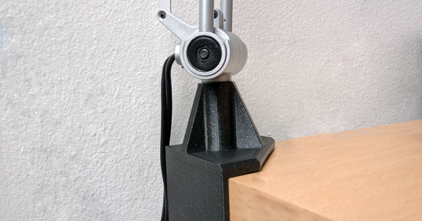 scrivania lampada angolo staffa the3designer Scarica gratuito stl modello printablescom 3d Modelli domestico ufficio morsetto supporto fissaggio 3d print model - Mito3D