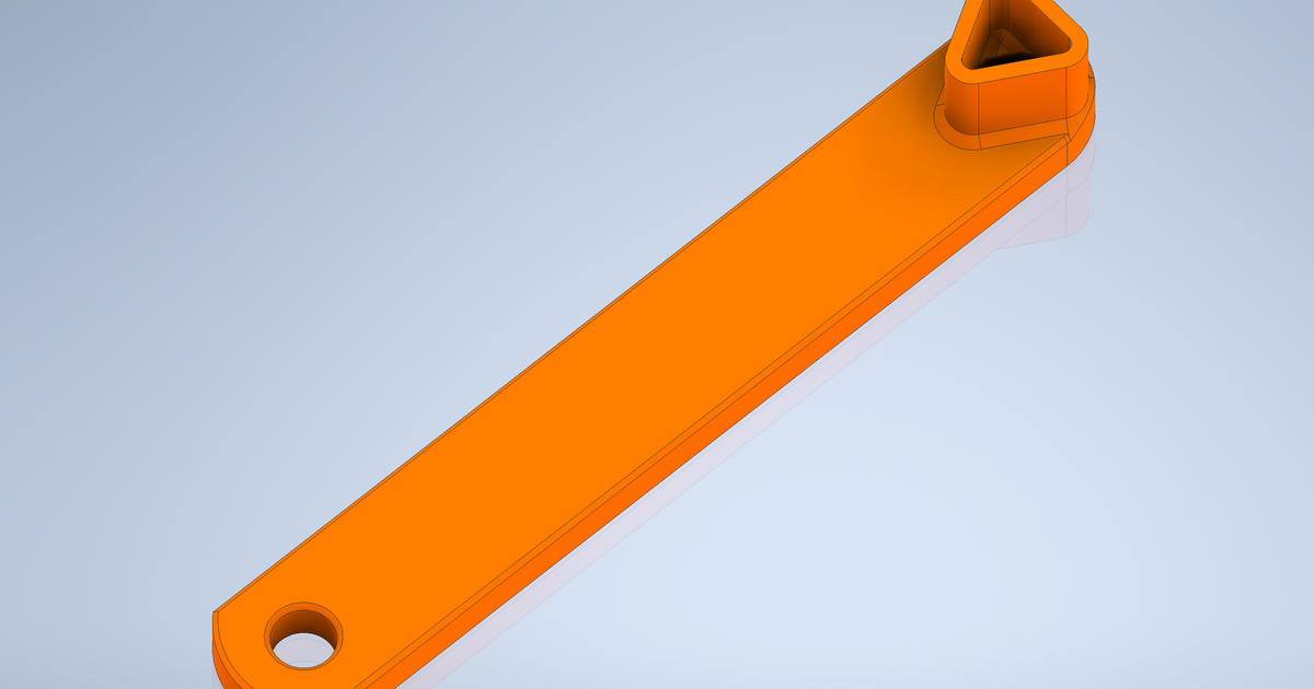bollard key 17 mm boogie download free stl model printablescom 3d models hobby & makers tools parking post triangular wrench 3D print model - Mito3D