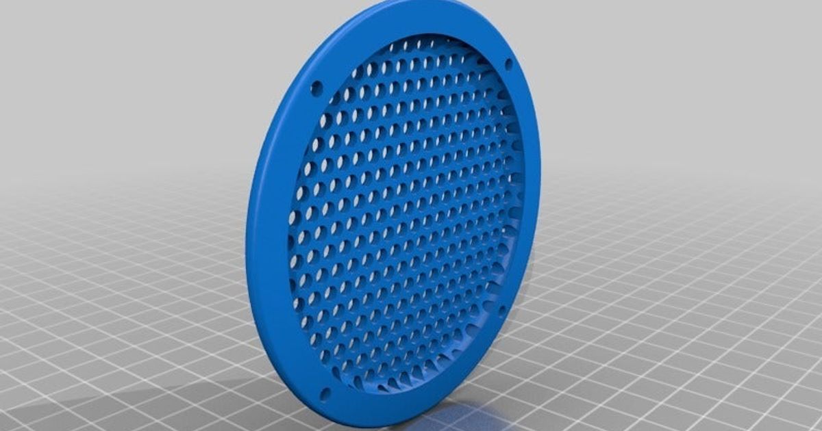 speaker grill joris download free stl model printablescom 3d models hobby & makers tools arcade 3D print model - Mito3D